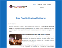 Tablet Screenshot of freepsychicreadingnocharge.net